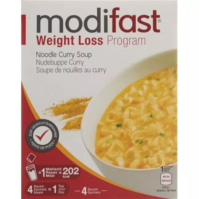 Програма Modifast суп-локшина каррі 4 х 55 г Програма Modifast суп-локшина каррі 4 х 55 г