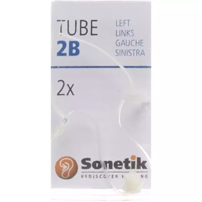 Звукова трубка Sonetik GOhear Tube 2B, лівий блістер по 2 шт