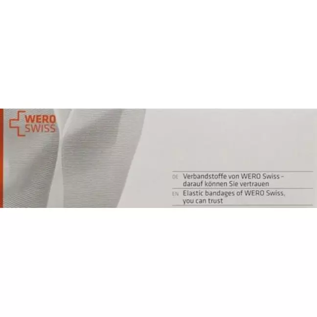 Бинт марлевий еластичний WERO SWISS Fix 4мх8см білий 20 шт