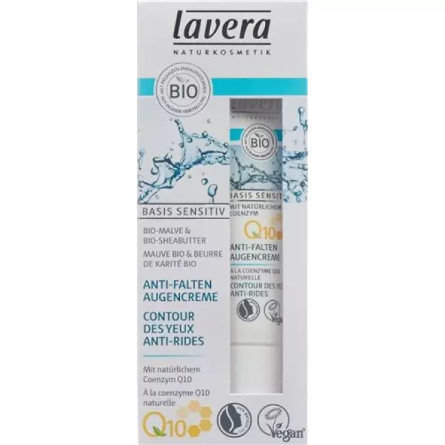 Lavera Крем для очей проти зморшок Q10 базис чутливий 15 мл