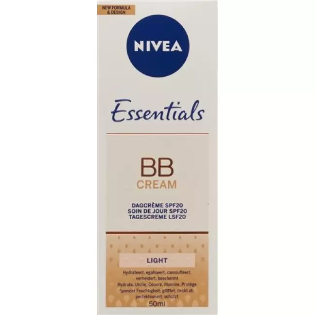 Nivea Face Essentials BB CREAM Light SPF 20 50 мл