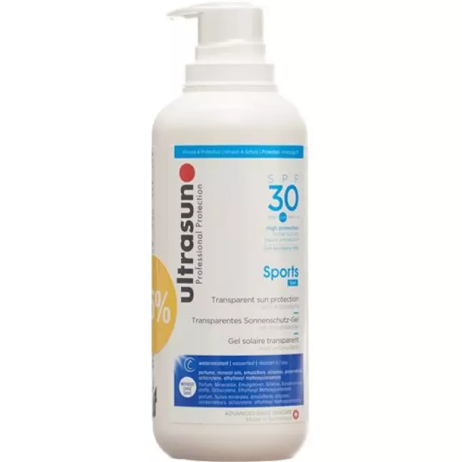 Ultrasun Sports Gel SPF 30 -25% Disp 400 мл