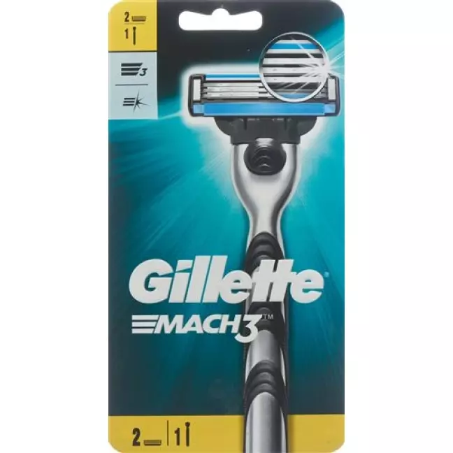 Безпечна бритва Gillette Mach3 з 2 лезами