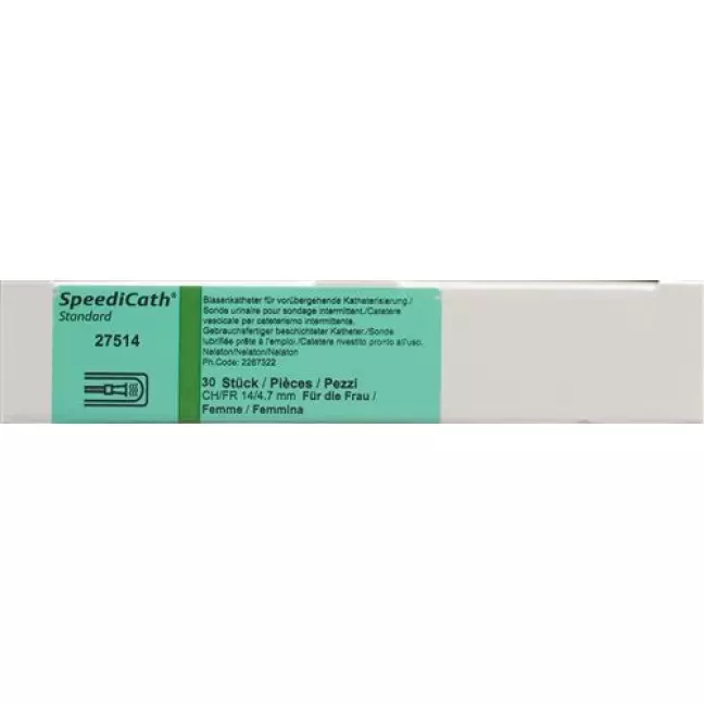 SpeediCath 1x катетер CH14 20см Ms. Nelaton 30 пакетів