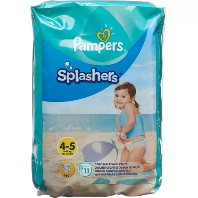 Pampers Splashers Size 4-5 11 шт