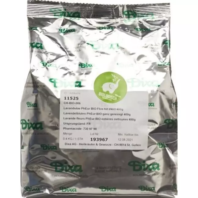 Dixa квіти лаванди PhEur BIO повністю очищені 400 г