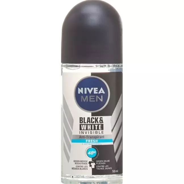Nivea Male Deo Invisible for Black &amp; White Fresh Roll-on 50