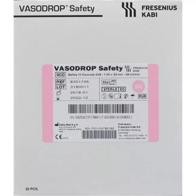 VASODROP SAFETY 20G 32MM/S VASODROP SAFETY 20G 32MM/S
