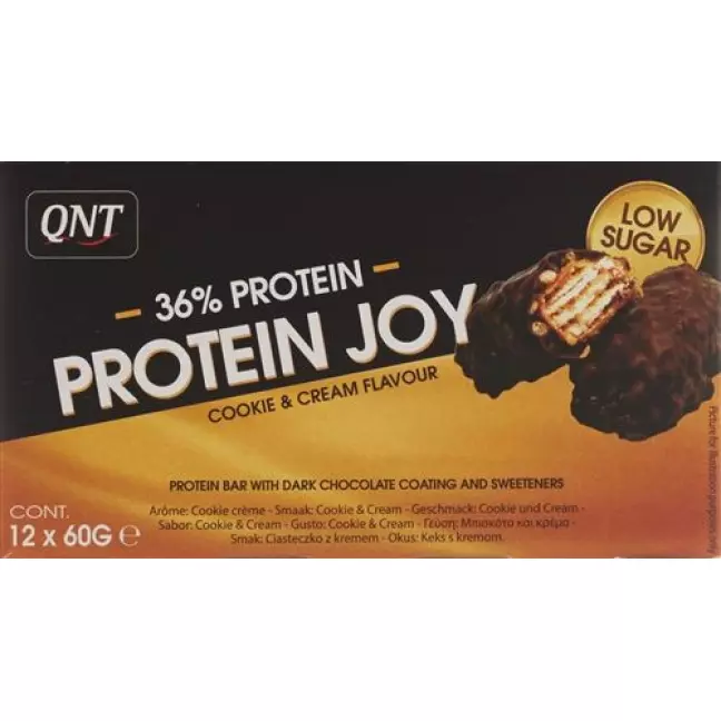 QNT 36%PROT JOY BAR COOK+CREAM QNT 36%PROT JOY BAR COOK+CREAM