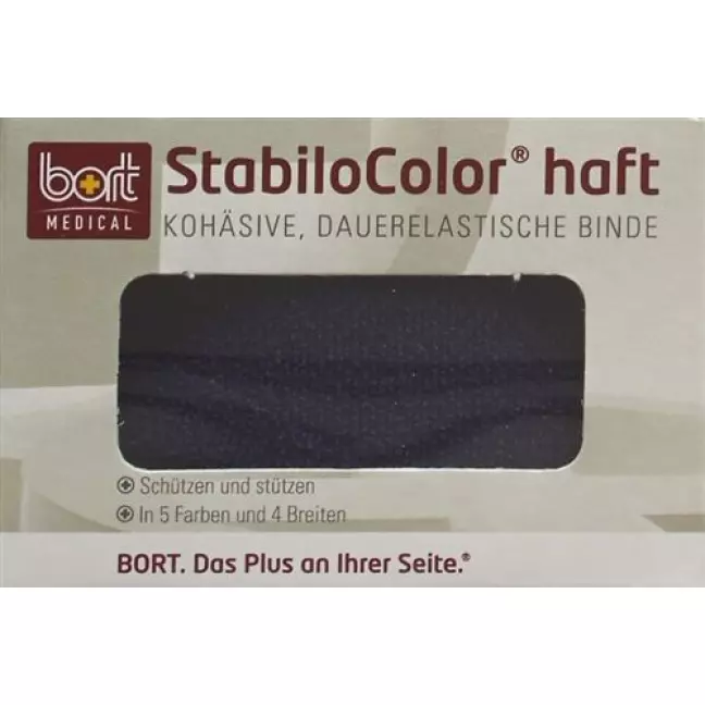 Бинт BORT STABILO COLOR 4смх5м клейкий синій