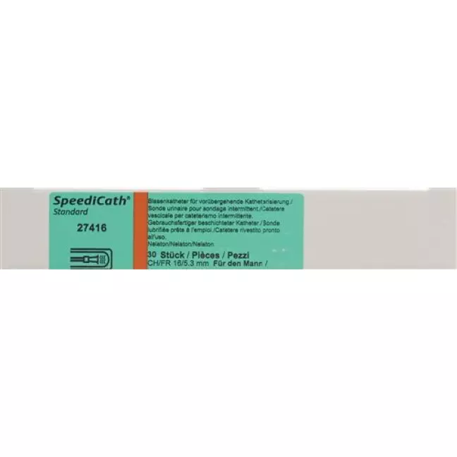 SpeediCath Nelaton Manner Einmalkatheter Orange 5.3/16мм 40см lang 30 штук SpeediCath Nelaton Manner Einmalkatheter Orange 5.3/16мм 40см lang 30 штук