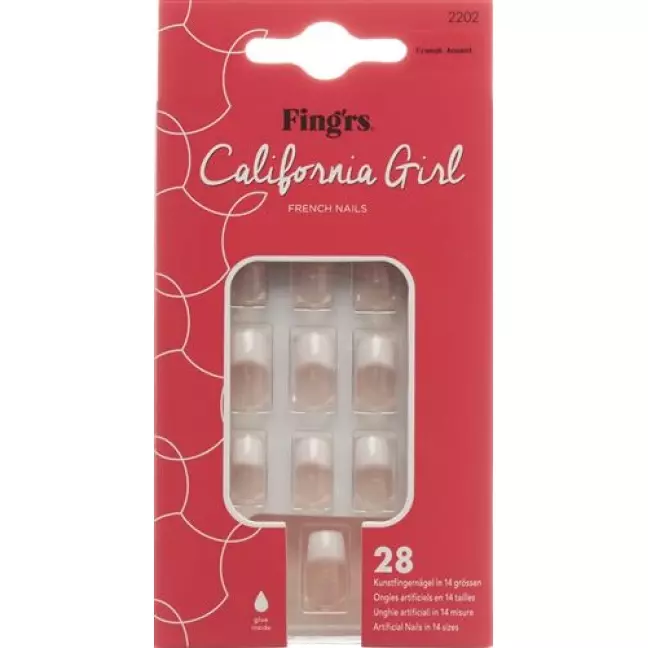 Fingrs California Girl French Manic Nails Fingrs California Girl French Manic Nails