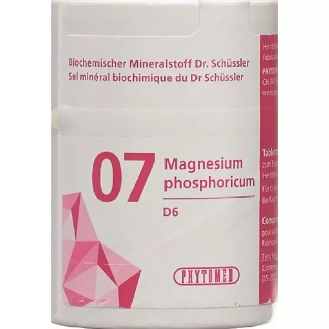 Phytomed Schussler Nr. 7 Magn Phos в таблетках, D 6 50г Phytomed Schussler Nr. 7 Magn Phos в таблетках, D 6 50г