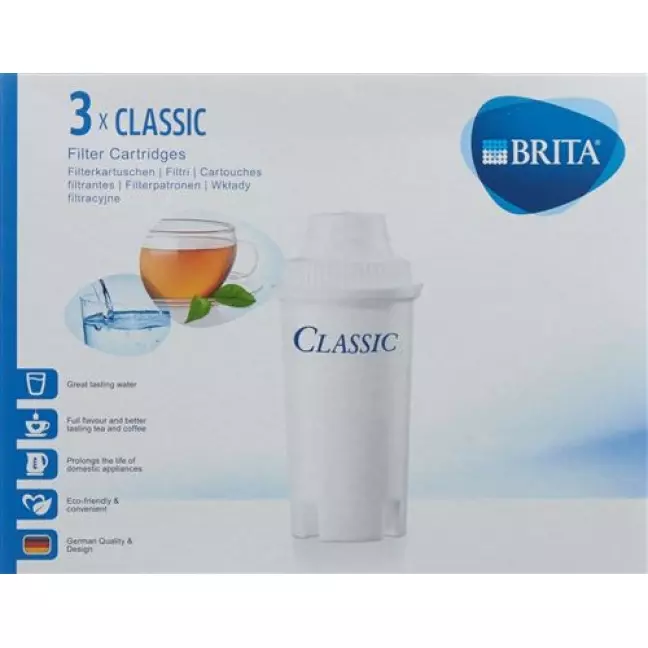 Заправні картриджі Brita Classic 3 шт Заправні картриджі Brita Classic 3 шт