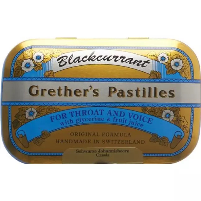 Пастилки з чорної смородини Grethers Ds 110 г