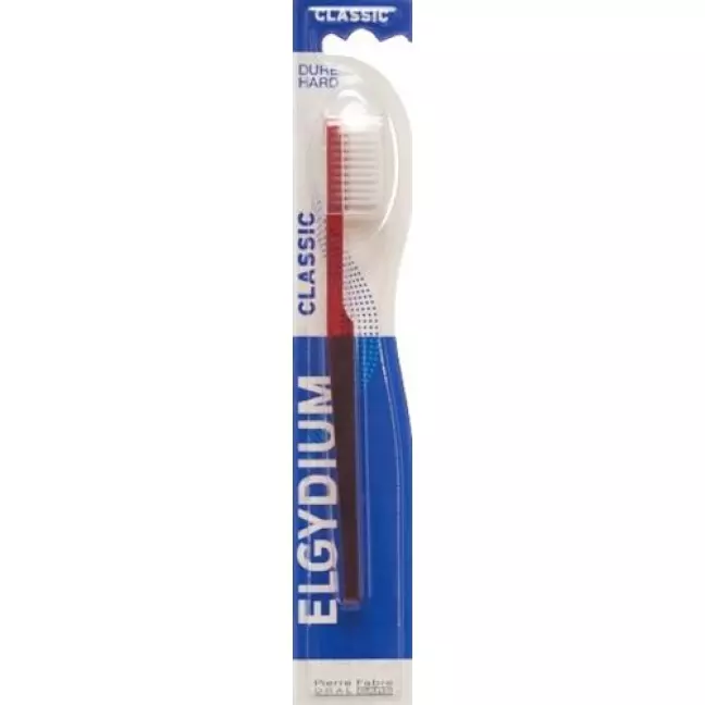 Elgydium Classic зубна щітка доросла жорстка