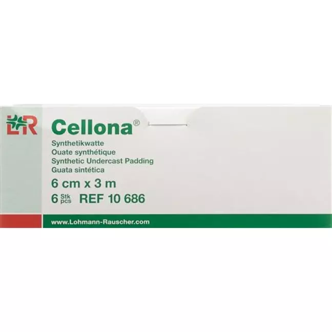 Cellona Synthetikwatte 6смx3m Weiss рулон 6 штук Cellona Synthetikwatte 6смx3m Weiss рулон 6 штук