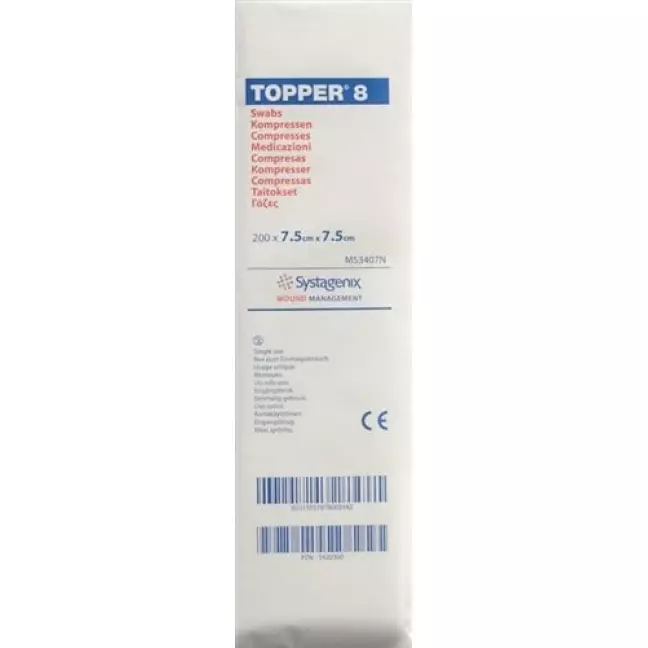TOPPER 8 NW compr 7.5x7.5cm упаковка 200 шт