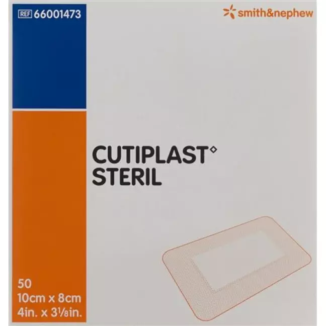 Cutiplast стерильный повязка для ран 10смx8см Weiss 50 штук Cutiplast стерильный повязка для ран 10смx8см Weiss 50 штук