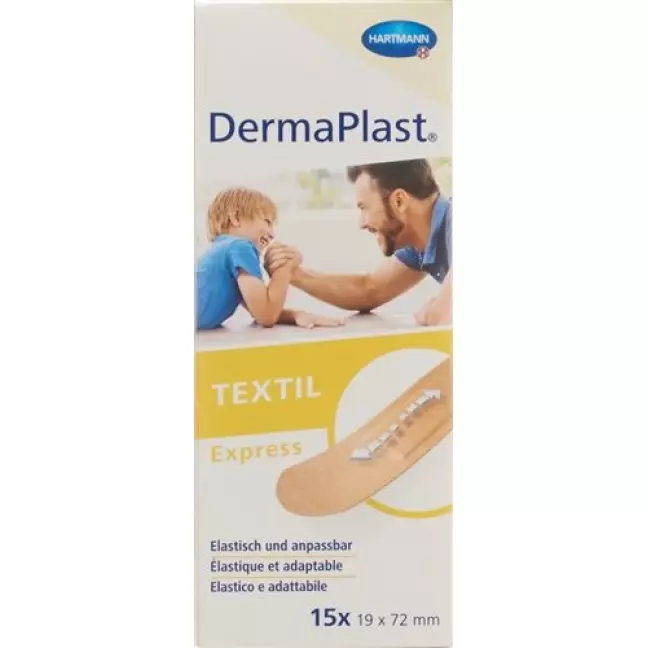 DERMAPLAST TEXTIL Express Strips 19х72мм 15 шт