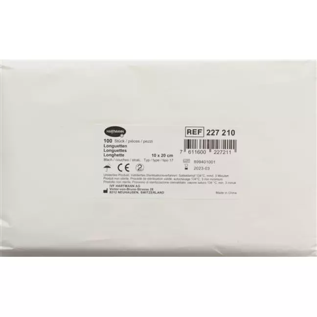 IVF Faltkompressen Typ 17 8-fach 10x20см 100 штук