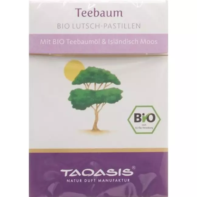 Органічні пастилки Taoasis чайне дерево 30 г