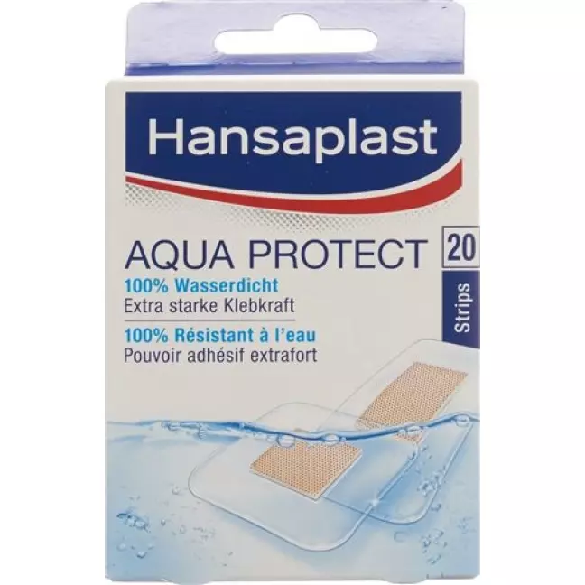 Hansaplast Aqua Protect Strips 20 штук Hansaplast Aqua Protect Strips 20 штук