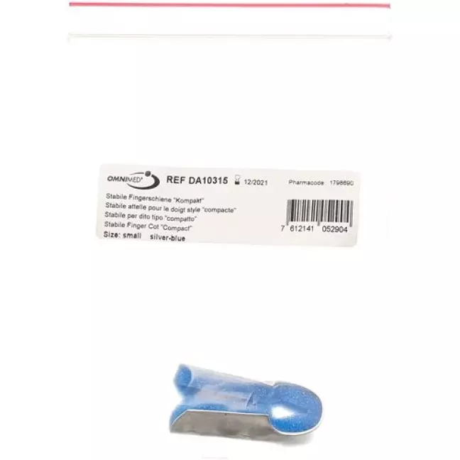 Шина для пальців OMNIMED DALCO S сріблясто-синя