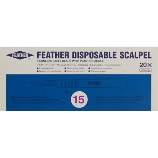 FEATHER SKALPELL 1X NR 15 FEATHER SKALPELL 1X NR 15