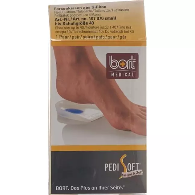 Bort Pedisoft Fersenkissen S -40 м Softspot 2 штуки Bort Pedisoft Fersenkissen S -40 м Softspot 2 штуки