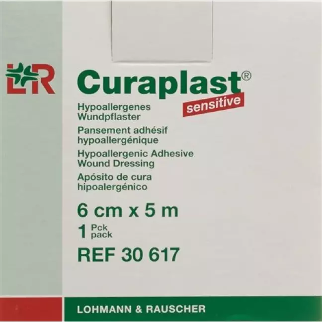 Curaplast Sensitiv повязка для ран 6смx5m телесный цвет рулон