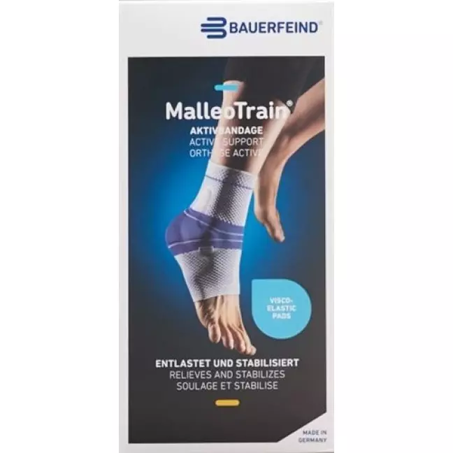 Активний бандаж MalleoTrain розмір 1 правий титан Активний бандаж MalleoTrain розмір 1 правий титан