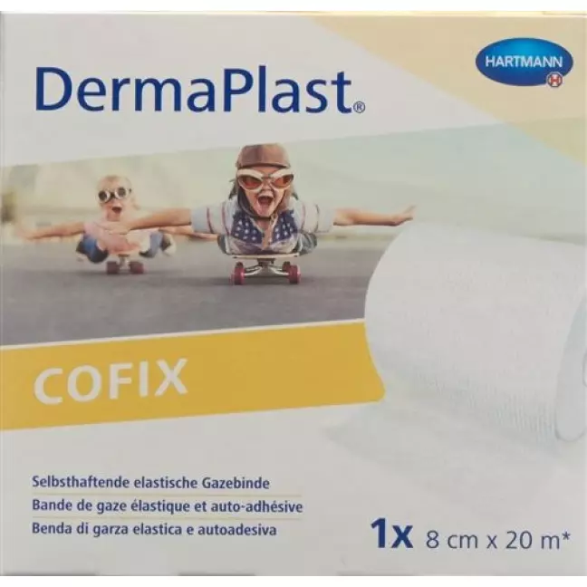 DermaPlast CoFix 8смx20м білий DermaPlast CoFix 8смx20м білий