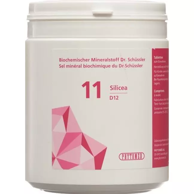 Phytomed Schussler Nr. 11 Silicea в таблетках, D 12 500г Phytomed Schussler Nr. 11 Silicea в таблетках, D 12 500г