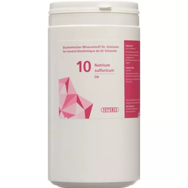 Phytomed Schussler Nr. 10 Natr Sulf в таблетках, D 6 1кг Phytomed Schussler Nr. 10 Natr Sulf в таблетках, D 6 1кг