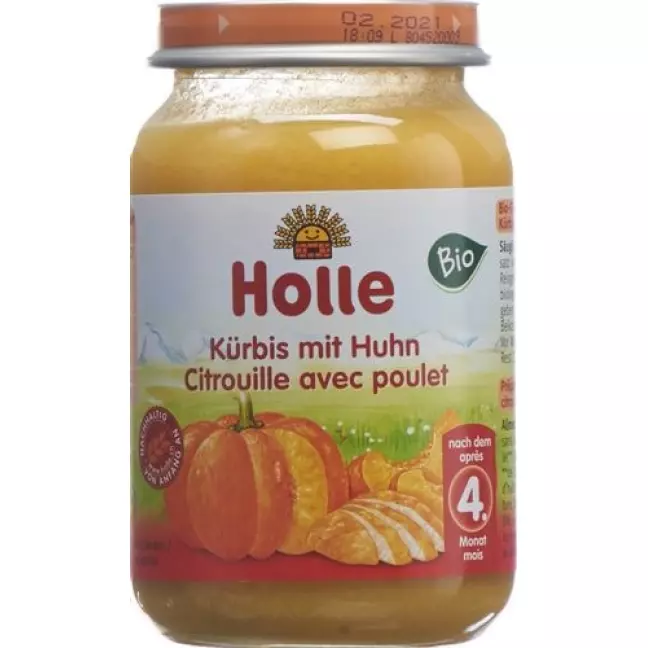 Холле гарбуз з куркою Demeter Organic 190 г Холле гарбуз з куркою Demeter Organic 190 г