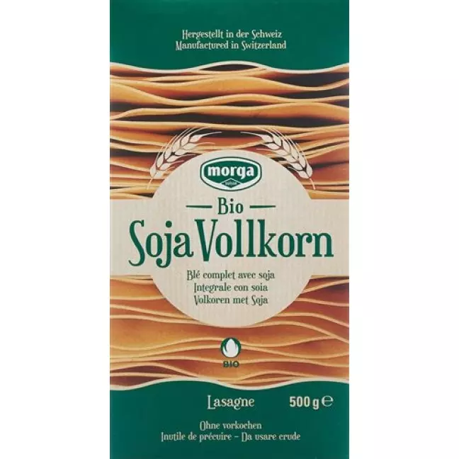 Лазанья MORGA ORGANIC SOYA 500 г