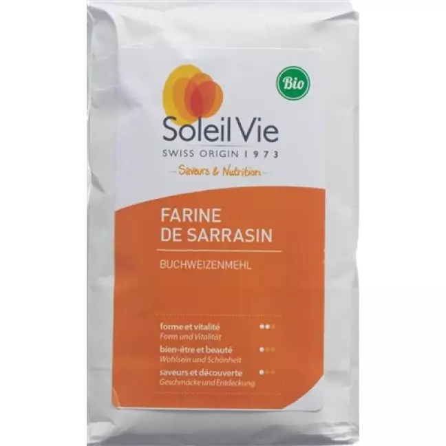 SOLEIL VIE Борошно гречане цільнозернове органічне 500 г