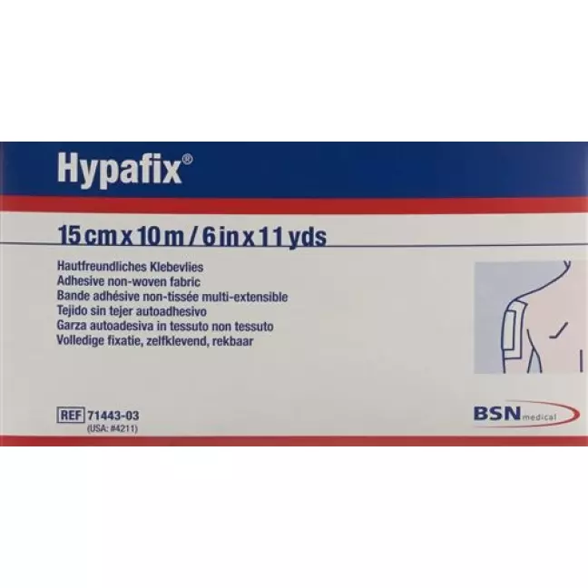 Рулон клейовий фліс Hypafix 15см х 10м