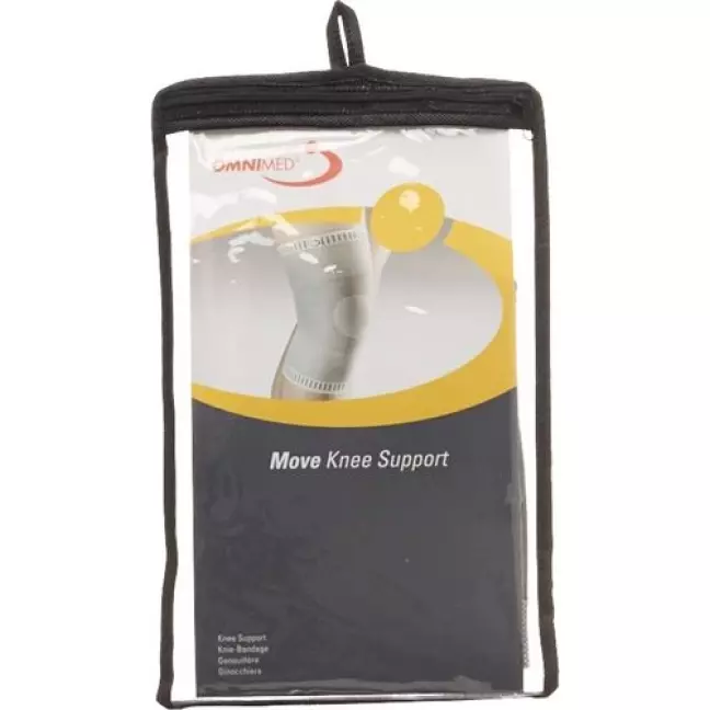 Omnimed Move Knie-Bandage M Weiss-Grau Omnimed Move Knie-Bandage M Weiss-Grau