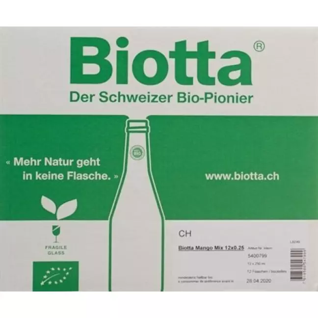 BIOTTA MANGO MIX SAFT BIO BIOTTA MANGO MIX SAFT BIO