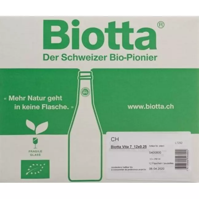 Biotta Vita 7 Organic 12 х 250 мл