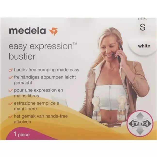 Medela Easy Expression Bustier S білий Medela Easy Expression Bustier S білий