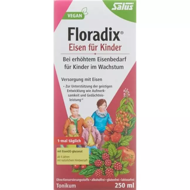 Floradix Iron for Children Juice Fl 250 мл