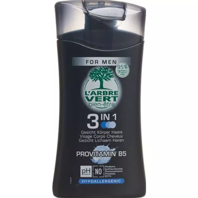 L'ARBRE VERT еко крем для душу чоловік 3 в 1 д/ф L'ARBRE VERT еко крем для душу чоловік 3 в 1 д/ф