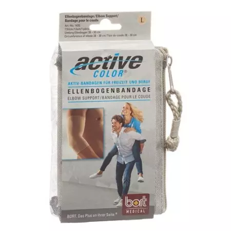 Bort Aktive Color Ellenbogenbandage размер S -26см телесный цвет Bort Aktive Color Ellenbogenbandage размер S -26см телесный цвет