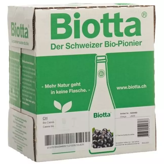 Biotta Cassis Organic 6 Fl 5 дл
