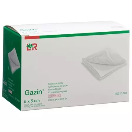 GAZIN FALTKOMPR 5X5CM 16F