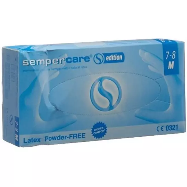 Sempercare Edition Gloves Latex M непудрені 100 шт