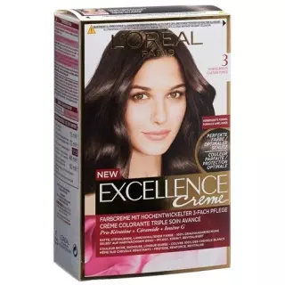 EXCELLENCE Cream Triple Prot 3 темно-коричневий